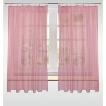 Záclona žakárová, Sita metráž, bordová