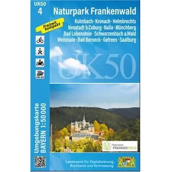 UK50-4 Naturpark Frankenwald (Umgebungskarte 1:50000) - Landesamt für Digitalisierung, Breitband und Vermessung