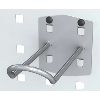 Dílenský regál Alfa 3 Smyčka 45° - 100 mm- držák na nářadí, pro EUROPERFO panely