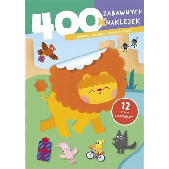 První čtění 400 zabawnych naklejek. Lew - praca zbiorowa
