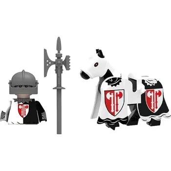 Stavebnice LEGO Středověký válečník s teutonskými rytíři a koňmi | lego figurky a komponenty - N303-FJM159-1PC