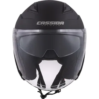 Helma na motorku Moto helma Jet Tech Cassida XL černá matná