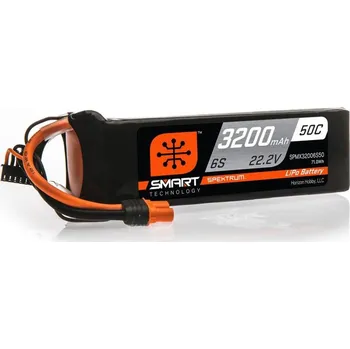 RC model letadla Spektrum Spektrum Smart LiPo 22.2V 3200mAh 50C IC3 AS_SPMX32006S50
