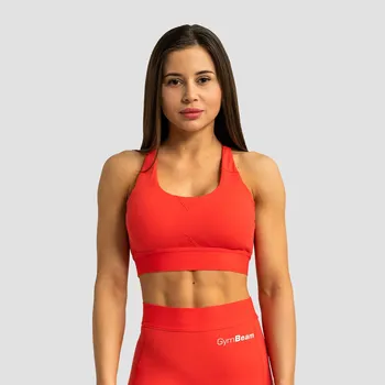 Podprsenka GymBeam Sportovní podprsenka Limitless Hot Red XS červená