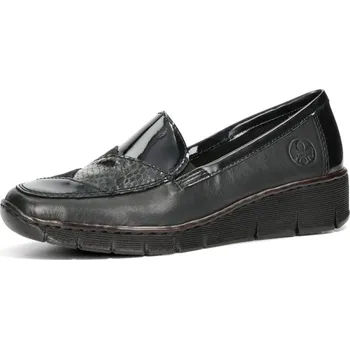 Dámské polobotky Rieker dámské komfortní polobotky - černé