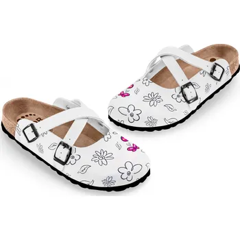 Dámské pantofle FORcare - Dámské pantofle, 101057 potisk - motýli Velikost: 40