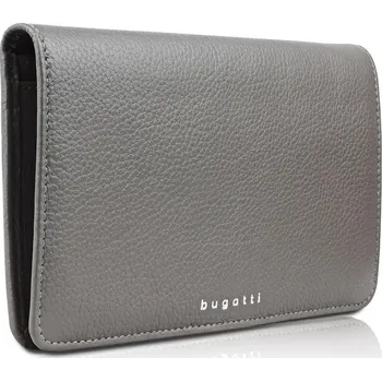 Bugatti dámská klasická kožená peněženka - šedá