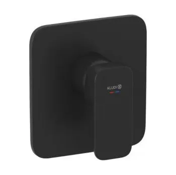 Vodovodní baterie Kludi Renon podomítková sprchová jednopáková baterie, bez tělesa, černá mat (427553975)