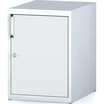 Alfa 3 Závěsná dílenská skříňka na nářadí k pracovním stolům MECHANIC, 480 x 600 x 662 mm, šedé dveře