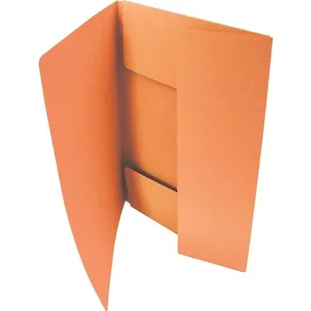 Pap.desky s chlopněmi HIT Office,A4,oranžové,50 ks