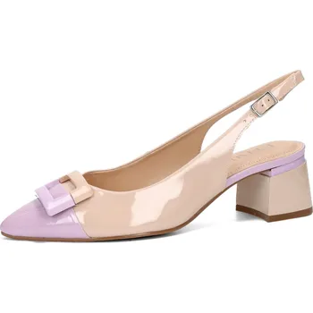 Dámské lodičky ETIMEĒ dámské elegantní lodičky s otevřenou patou - béžové