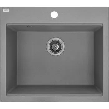 Nerezový dřez Laveo TAU 500GR 1 dřez, 500x570x210, granit šedý