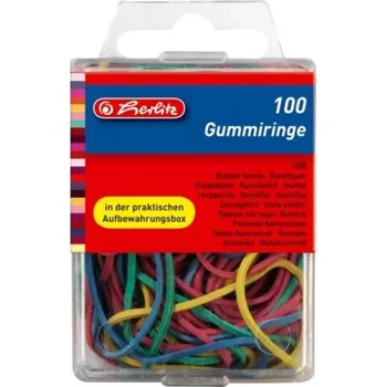 Gumičky - různé velikosti, mix barev, 100 ks - mix variant či barev