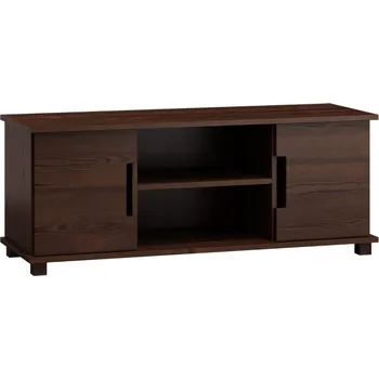 Televizní stolek Televizní stolek TORFIN 6, šířka 140 cm, masiv borovice, moření: ořech + vyzvednutí ZDARMA