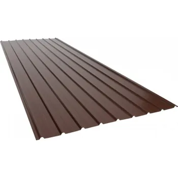 plechová krytina Covernit T12 910 x 2500 mm 1 ks, RAL 8017 hnědý