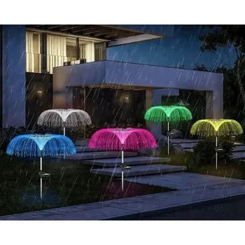 Venkovní osvětlení Deminas DVOJBALENÍ - Dekorativní solární LED fontánka 4ks