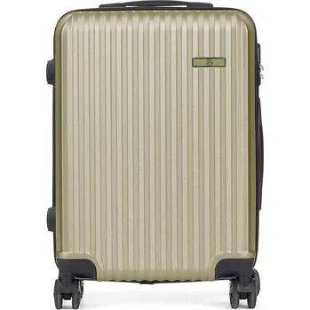 Falanzo Home Cestovní kufr na kolečkách Pruhy Zelená (38 x 57 x 23 cm)