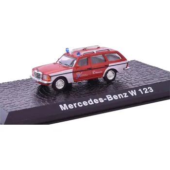 autíčko Mercedes-Benz W123 1:72 DeAgostini časopis s modelem Mercedes-Benz W123 - kovový model auta