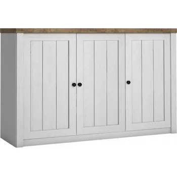 Ložnice MISAEL komoda 3D, borovice andersen/dub lefkas + vyzvednutí ZDARMA