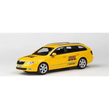 autíčko Škoda Superb II combi AAA Taxi 1:43 Abrex Škoda Superb II combi - AAA TAXI kovový model auta