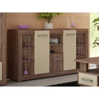 Komoda Komoda MOLTENO 3D, craft tobaco/krém, 5 let záruka + vyzvednutí ZDARMA