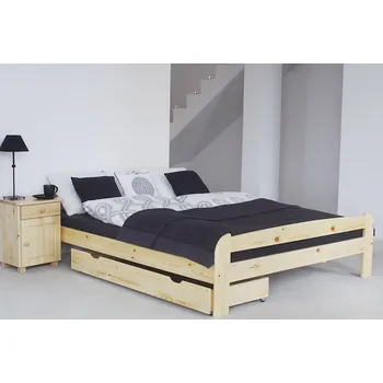 Postel Postel HAMARD 160x200 cm s roštem, masiv borovice + vyzvednutí ZDARMA