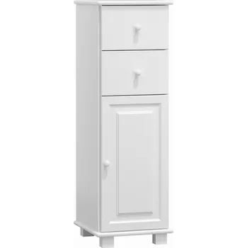 Komoda Komoda NEFTYS 23, hloubka 47 cm, masiv borovice, moření: bílé + vyzvednutí ZDARMA