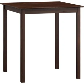 Jídelní stůl Stůl DASHEN 2, 70 x 70 cm, masiv borovice, moření ořech + PROVĚŘENO zákazníky + vyzvednutí ZDARMA