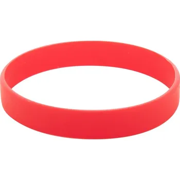 Náramek Reklamní Wristy silikonový náramek, červená