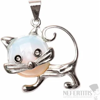 Přívěsek Opalit fashion přívěsek v podobě kočky