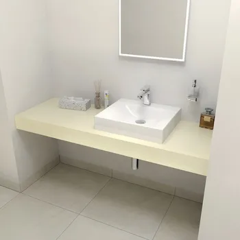 Nábytek TAILOR rockstone deska 120x50 cm, provedení límce F