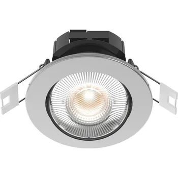 Lampička Calex Smart downlight Zapuštěné stropní svítidlo, ocel - Instalační průměr max. 7,4 cm kartáčovaná ocel 1 x 4,9 W LED