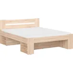 MARIONET postel 160x200 cm, dub sonoma BEZ ROŠTU, 5 let záruka + vyzvednutí ZDARMA
