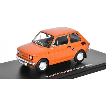 autíčko Hachette Polski Fiat 126P Maluch - 1973 1:24 - časopis Nezapomenutelné auta #21 s modelem Polski Fiat 126P - kovový model auta