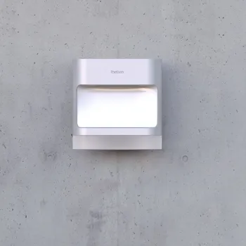 Lampička Theben theLeda D S AL nástěnné světlo PIR senzor hliník LED celkem 8,5 W - Doprava zdarma