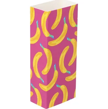 Jednorázové nádobí Reklamní CreaSleeve 516 papírový rukáv na zakázku, bílá