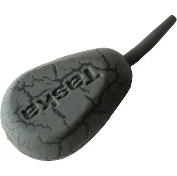 rybářské olovo TASKA Zátěž Flat Pear inline - Taska zátěže - Flat Pear plochá hruška 142g inline