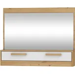 Zrcadlo GATTON s dvířky, dub artisan/bílý lesk, 5 let záruka + vyzvednutí ZDARMA