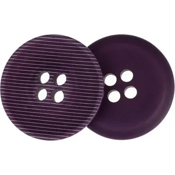 Knoflík Bellatex Knoflík - sada 3 ks Fialová,Bílá