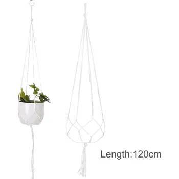 Květináč Ručně vytvořený macrame květináč - 9