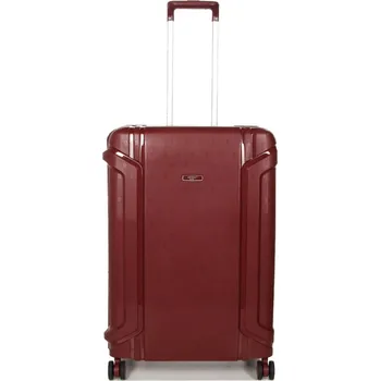 Střední cestovní kufr se 4 kolečky polypropylen TSA 80 l Airtex 645 vínová