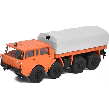 autíčko Tatra 813 Kolos 8x8 oranžová 1:87 Tatra-813 Kolos - kovový model auta 1/87