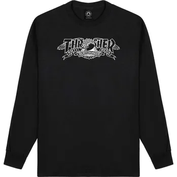 Pánské tričko Triko L/S Thrasher x Antihero Mag Banner Black M