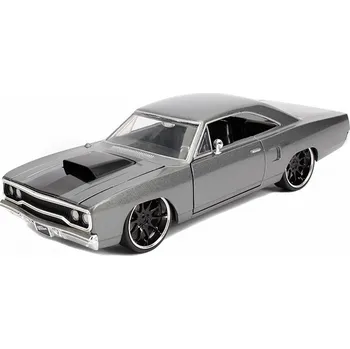 autíčko Plymouth Charger 1970 z filmu Fast and Furious 1:24 - Jada Toys Dom's Plymouth Charger Road Runner 1970 z filmu Fast and Furious 8 - kovový model auta