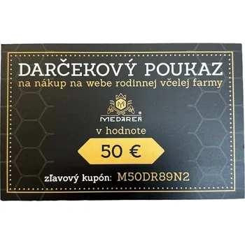 MEDÁREŇ Dárkový poukaz 1250 CZK