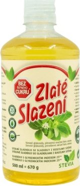 CUKR STOP sirup 670 g - Zlaté slazení + Sleva 3 % pro registrované