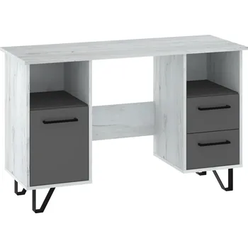 Psací stůl Psací stůl PRUDHOE, craft bílý/grafit, 5 let záruka + vyzvednutí ZDARMA