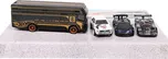 Sběratelská sada Track Day: 3ks závodních autíček + Euro Hauler 1:64 Hot Wheels Set Track Day: Euro Hauler + Audi Sport Quattro #3 + Lamborghini Essenza SCV12 #63 + Sauber Mercedes C9 #61 - sada autíček 1/64