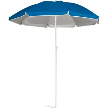 Nafukovací míč PARANA. Polohovací slunečník 210T se stříbrnou podšívkou - Modrá