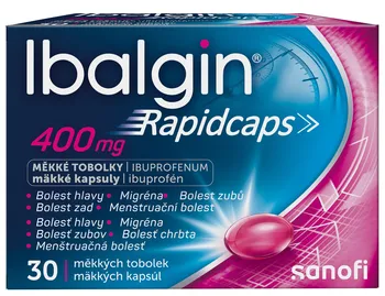 Lék na bolest, zánět a horečku Ibalgin Rapidcaps 400 mg